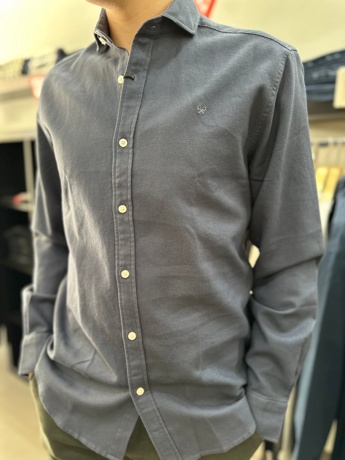 Camisa Silbon Marina tejido invierno