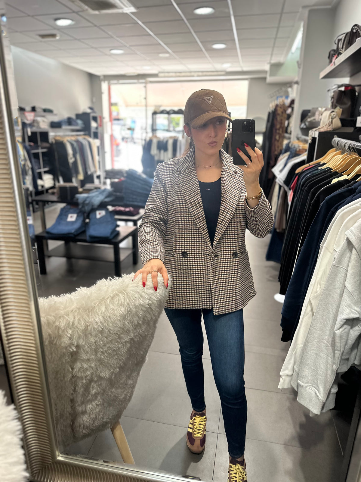 Chaqueta Tiffosi blazer paño abrigo