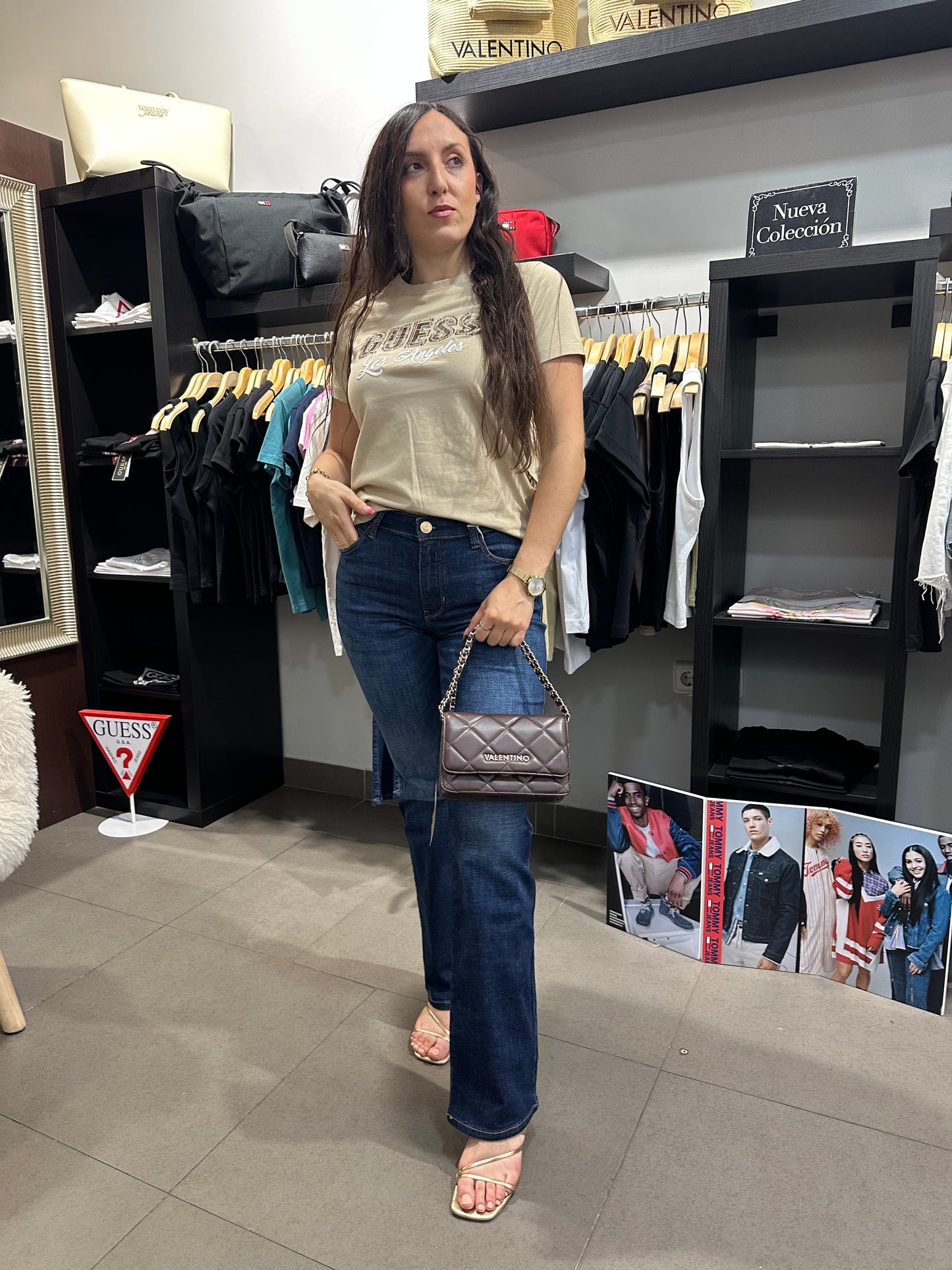 Camiseta Guess camel logo serpiente