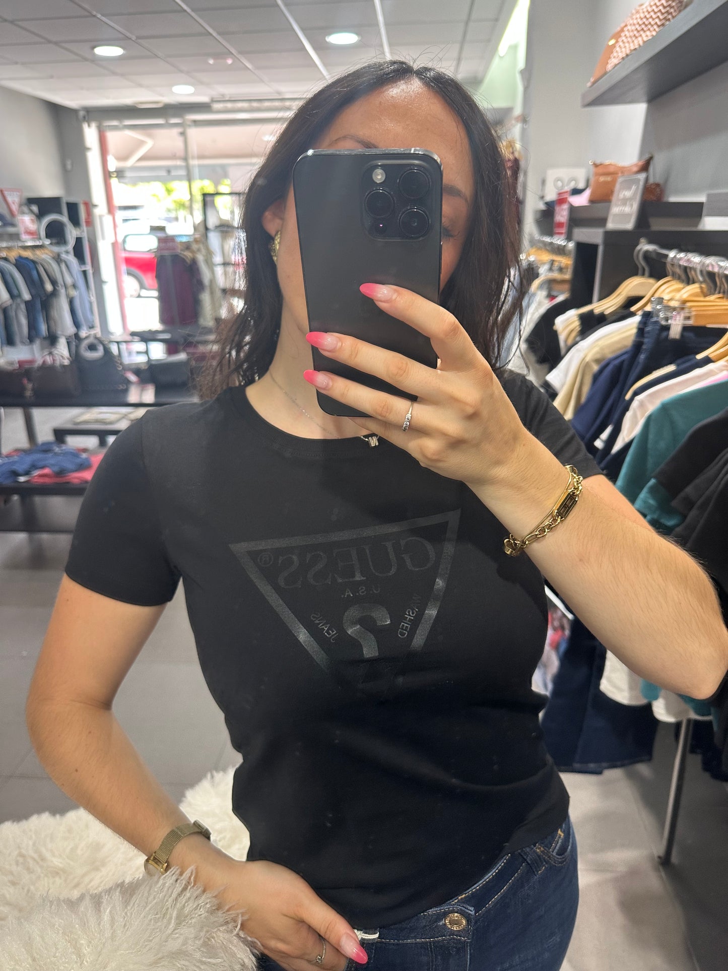 Camiseta Guess Total Black