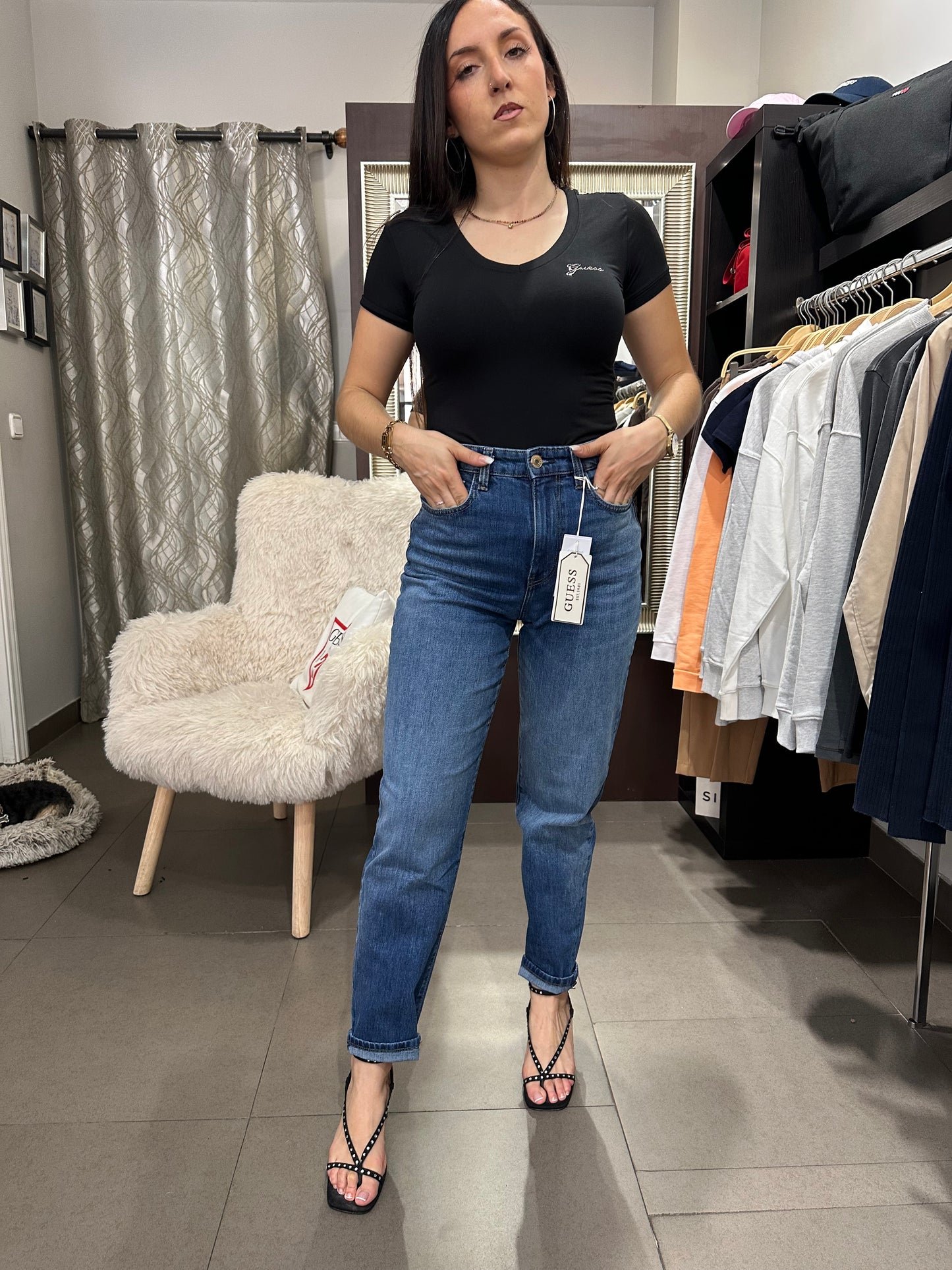 Vaquero Guess Mom Fit