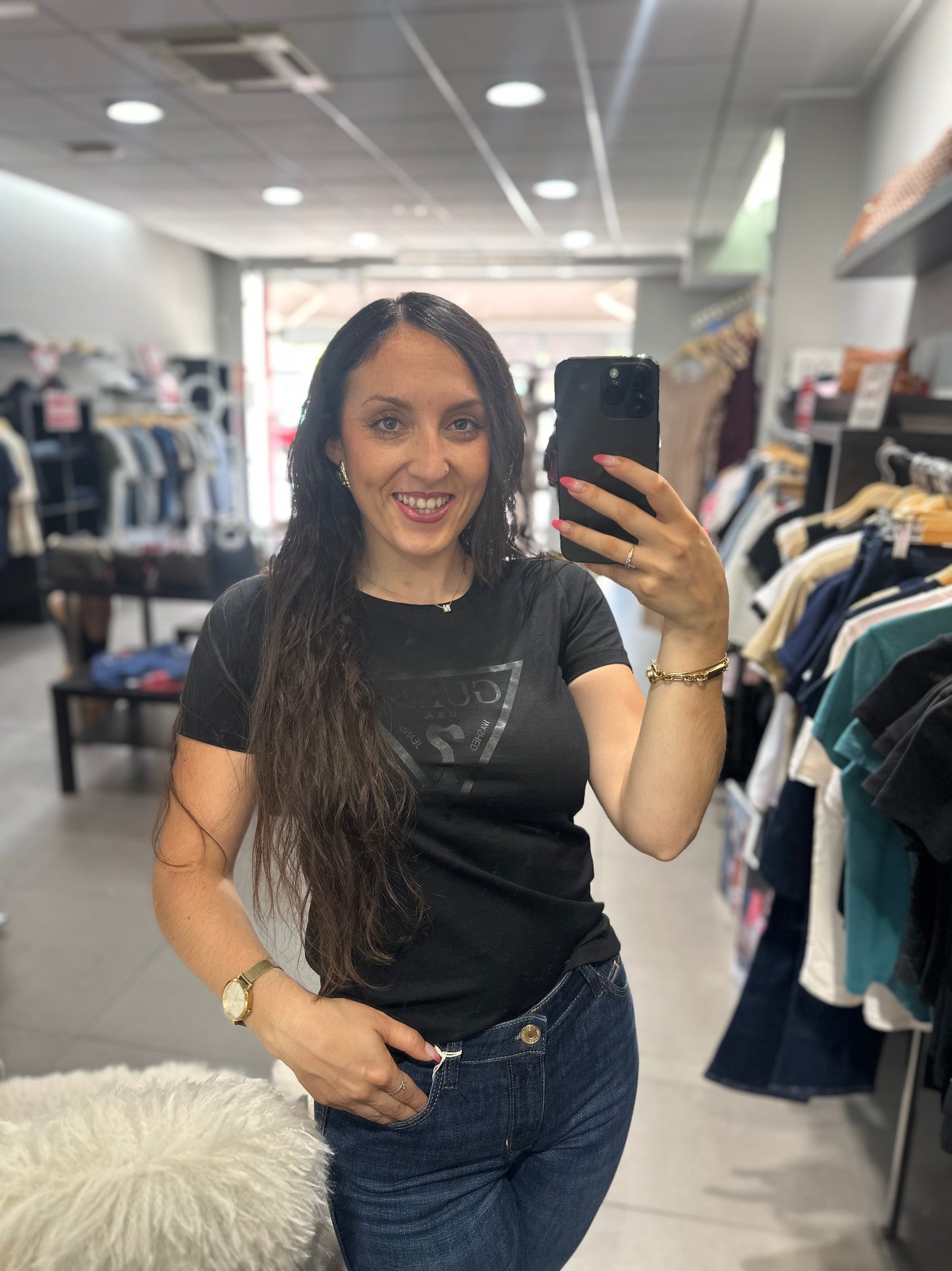 Camiseta Guess Total Black