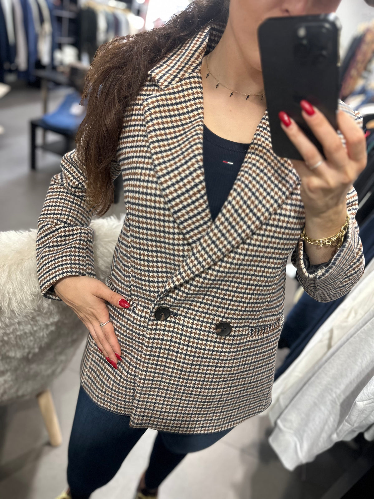 Chaqueta Tiffosi blazer paño abrigo