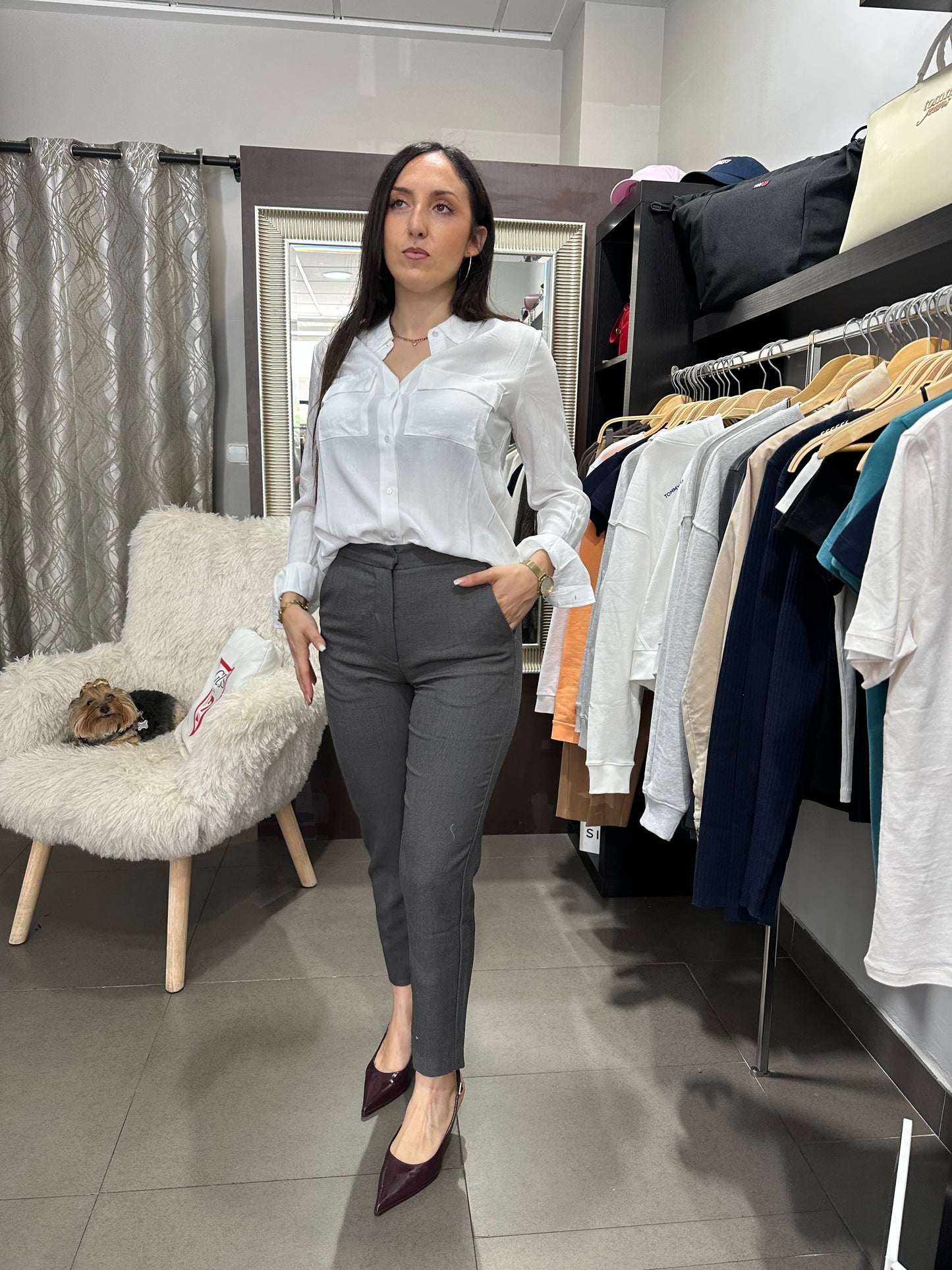 Pantalón Tiffosi chino gris