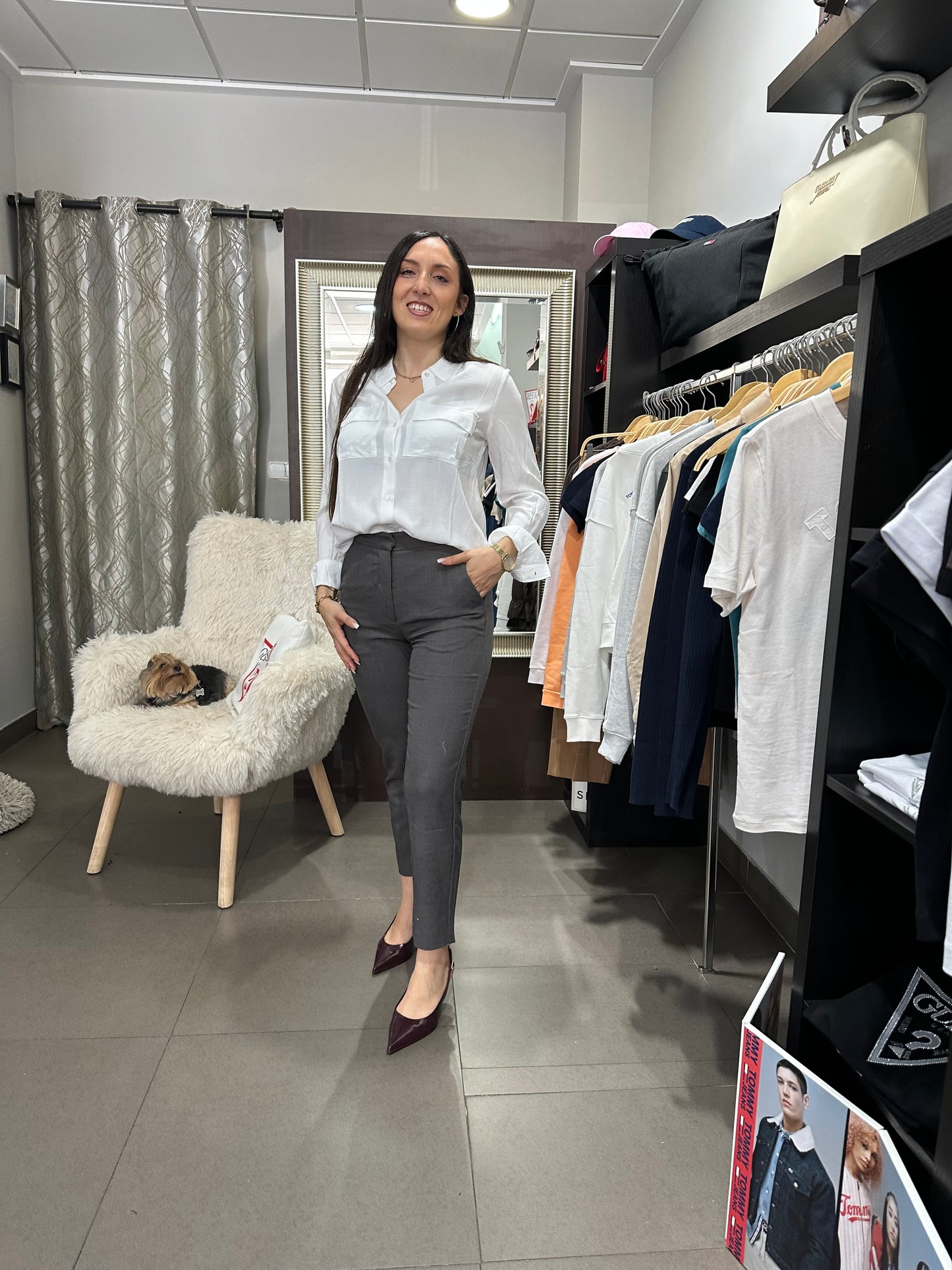 Pantalón Tiffosi chino gris