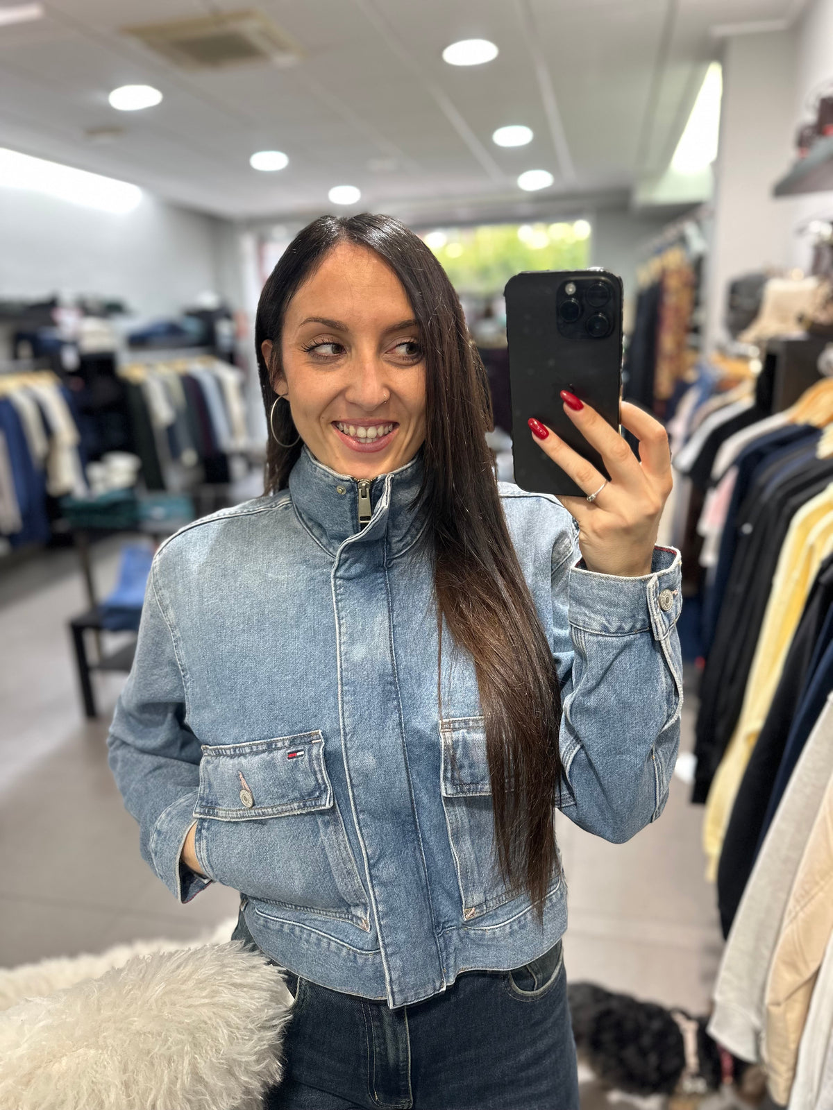 Chaqueta Vaquera Tommy con cuello