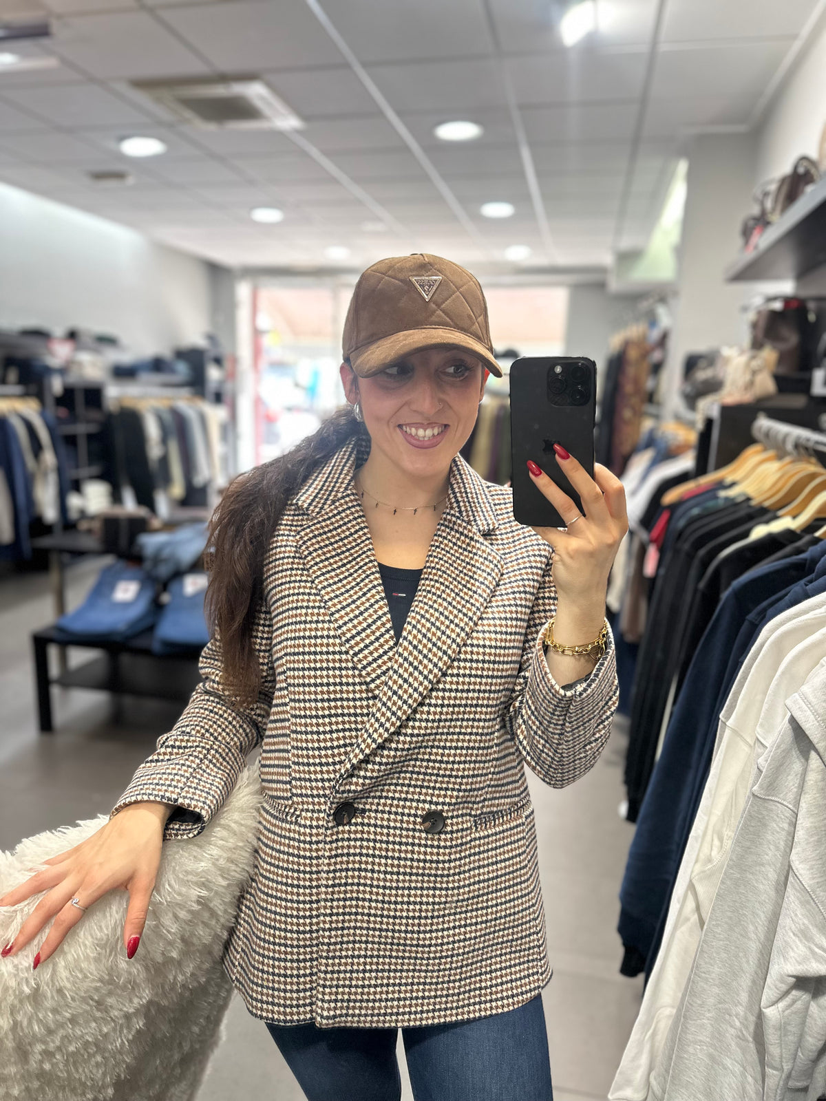 Chaqueta Tiffosi blazer paño abrigo