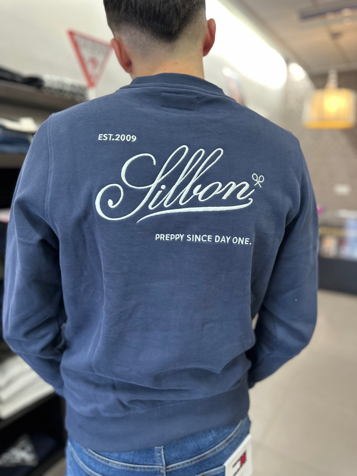 Sudadera Silbon Marina logo espalda