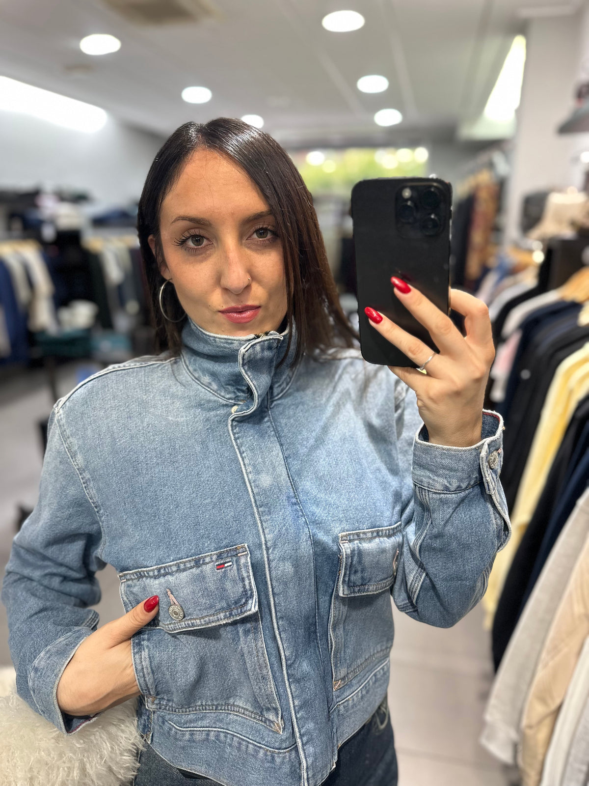 Chaqueta Vaquera Tommy con cuello