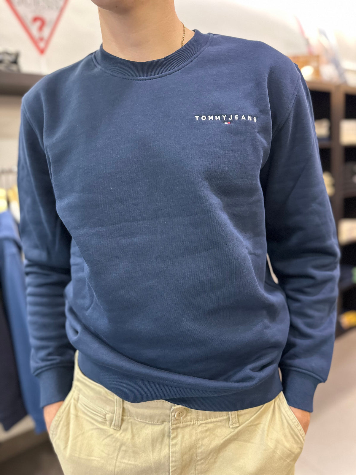 Sudadera Tommy básica marina