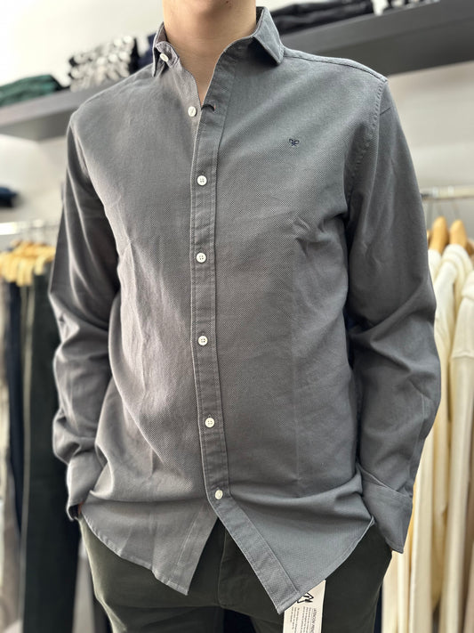 Camisa Silbon Verde piedra tejido invierno