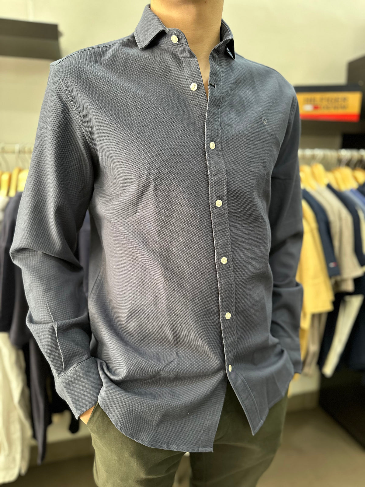 Camisa Silbon Marina tejido invierno