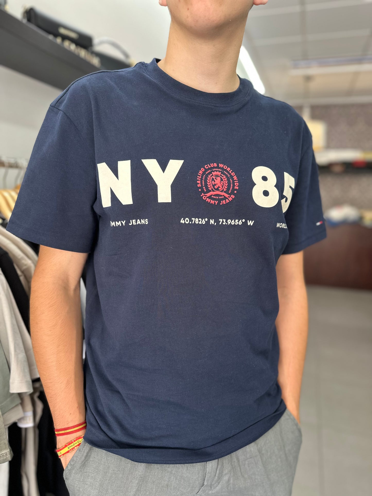 Camiseta NY Tommy marina