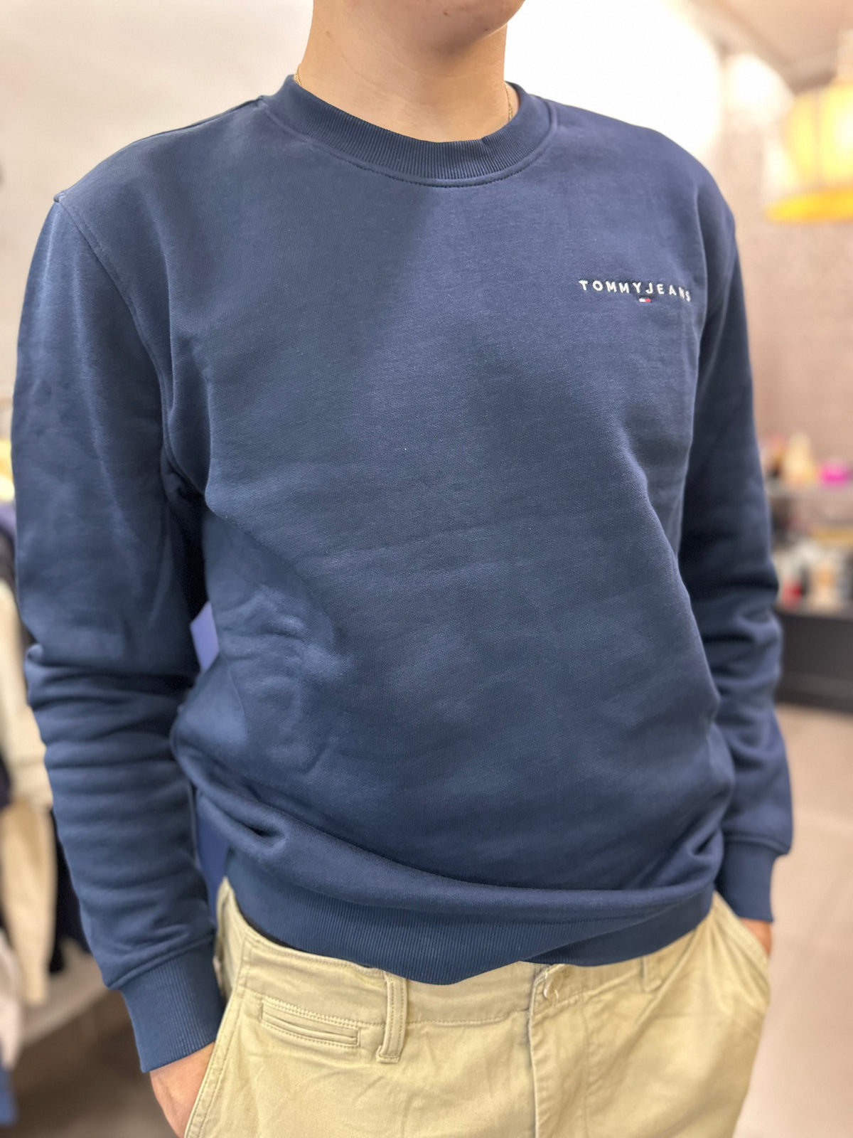 Sudadera Tommy básica marina