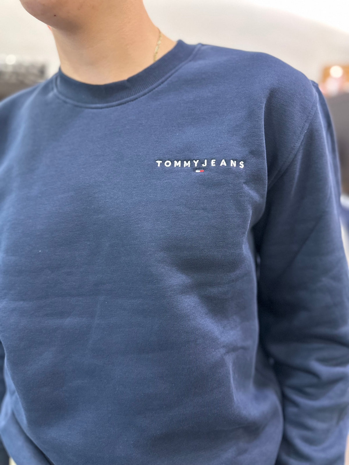 Sudadera Tommy básica marina
