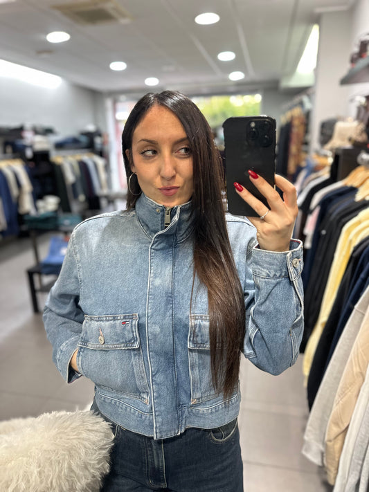 Chaqueta Vaquera Tommy con cuello