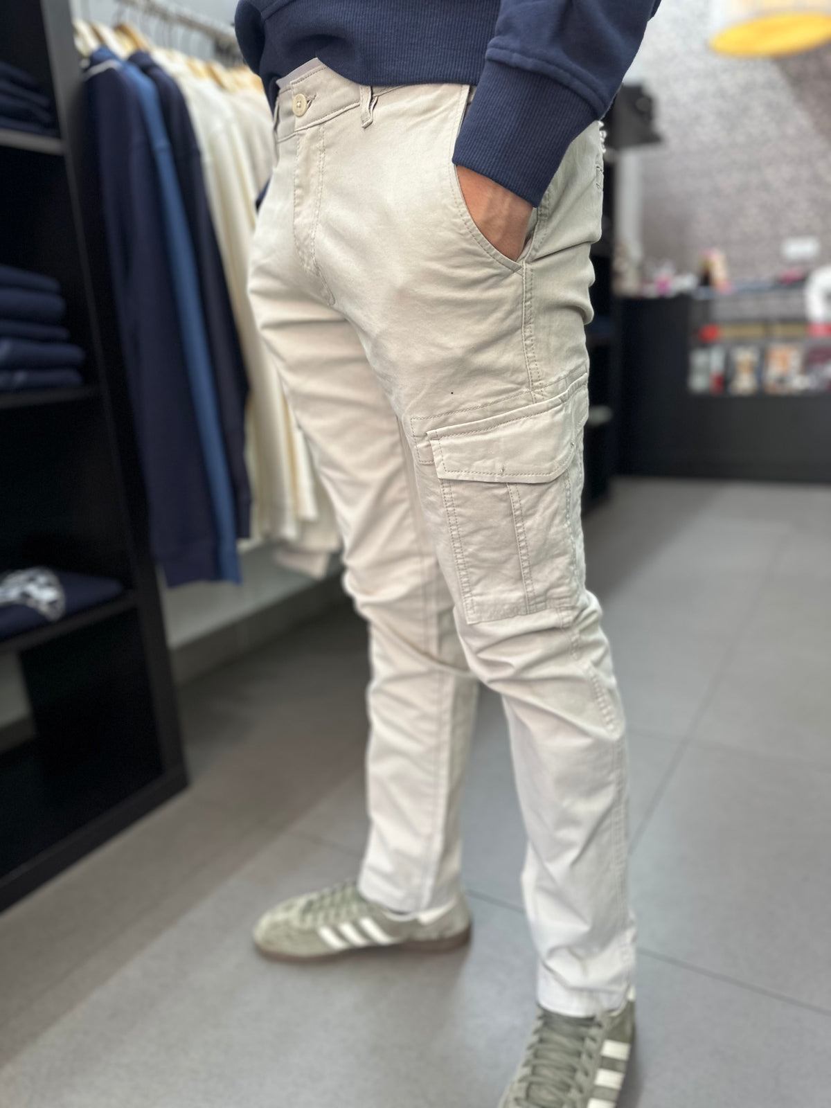 Pantalón Silbon Cargo beige