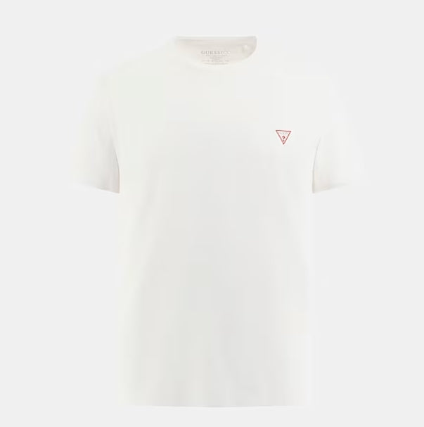 CAMISETA GUESS BLANCA LOGO PEQUEÑO MANGA CORTA HOMBRE