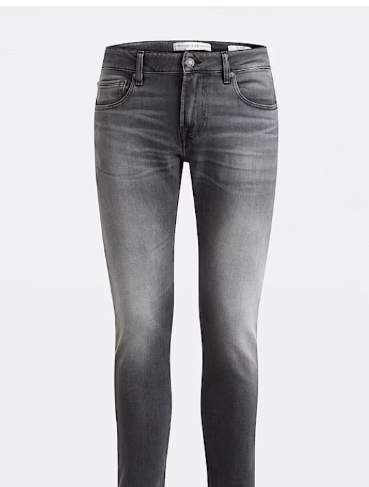 JEANS GUESS MIAMI SKINNY DENIM GRIS HOMBRE