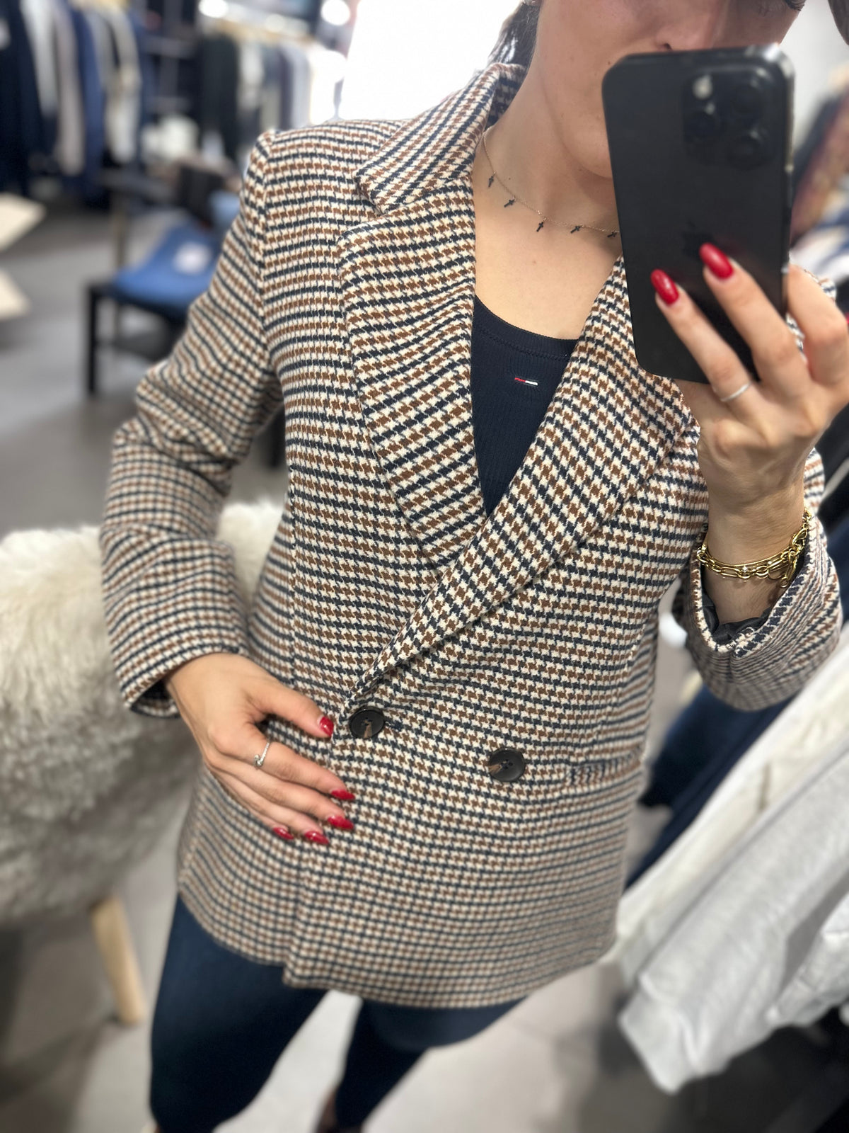 Chaqueta Tiffosi blazer paño abrigo
