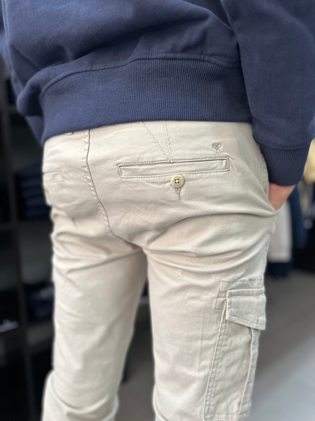 Pantalón Silbon Cargo beige