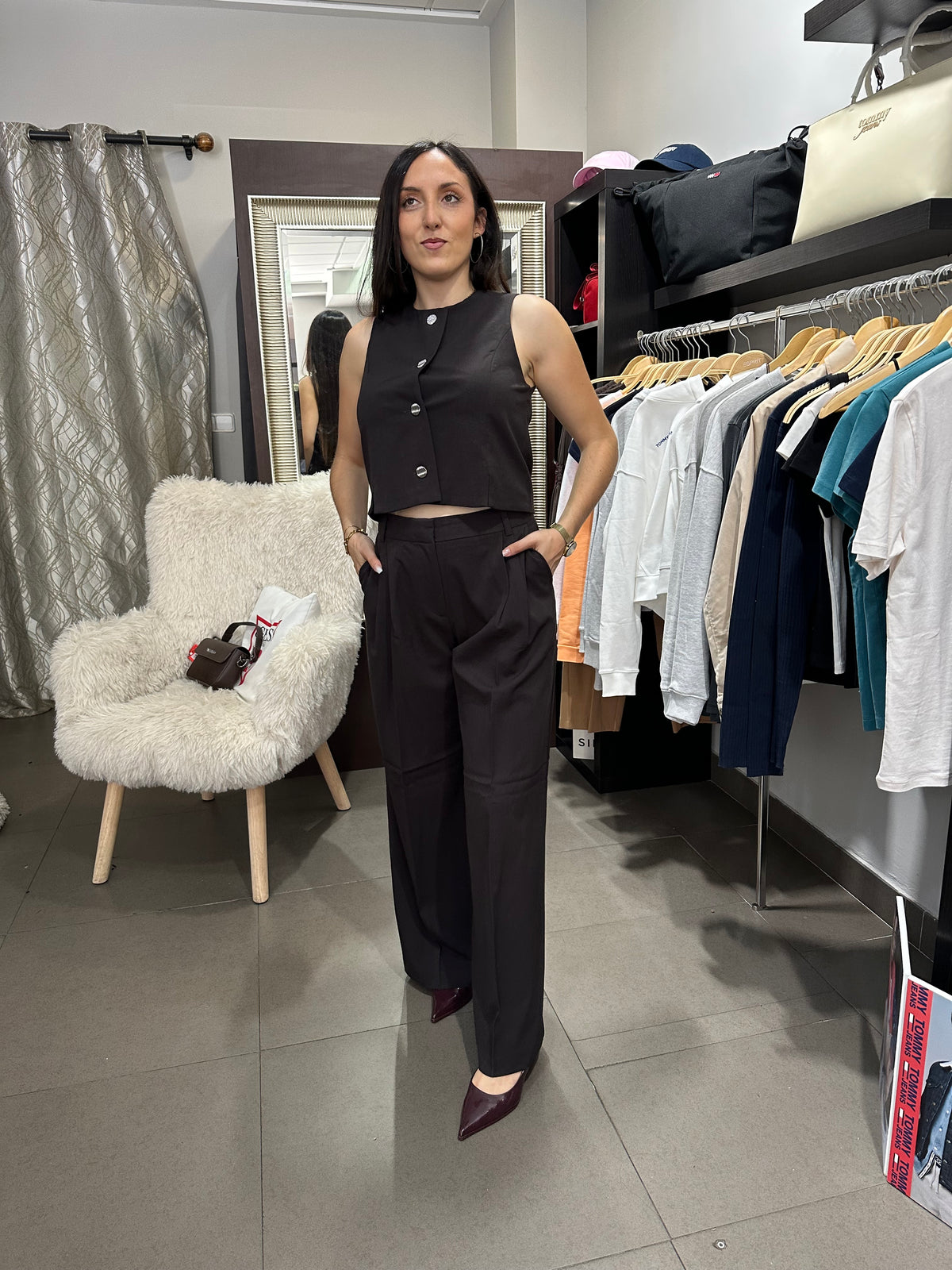 CONJUNTO TIFFOSI CHOCOLATE OSCURO