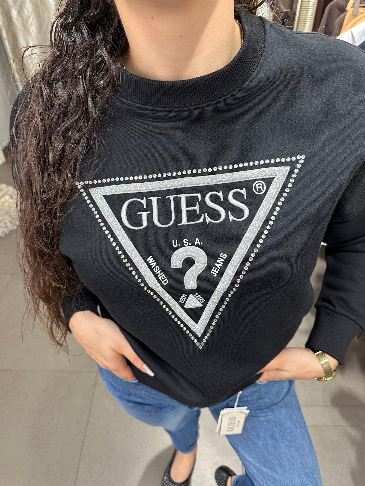 Sudadera Guess negra