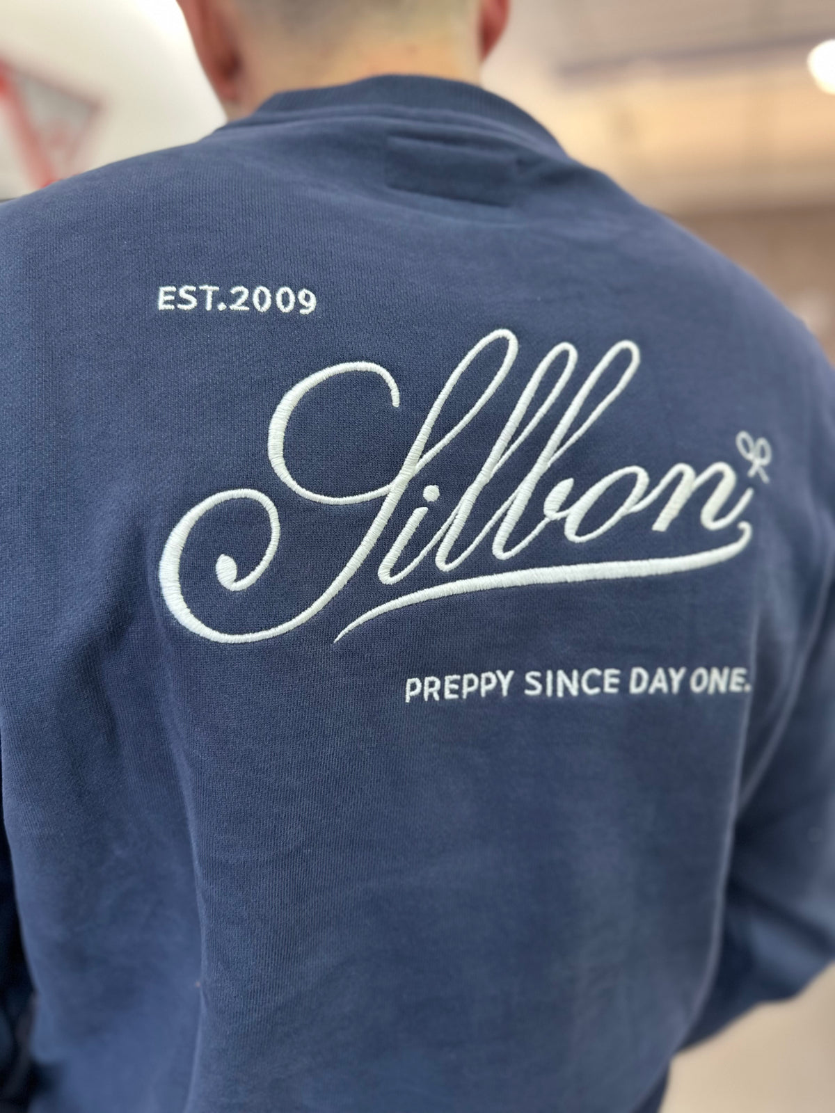 Sudadera Silbon Marina logo espalda