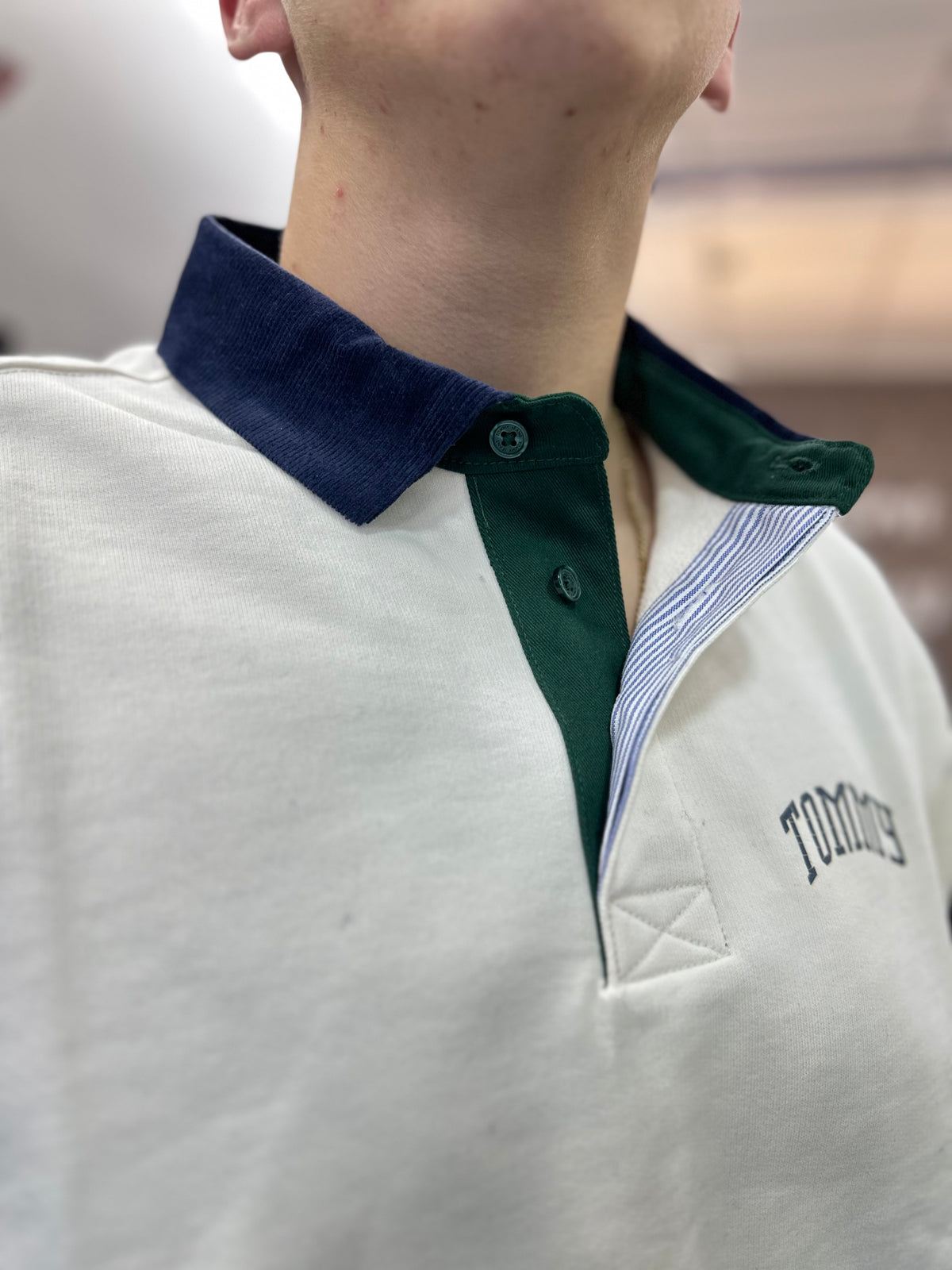 Sudadera Tommy tipo polo
