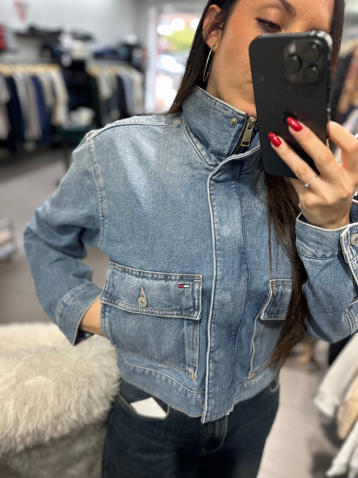 Chaqueta Vaquera Tommy con cuello