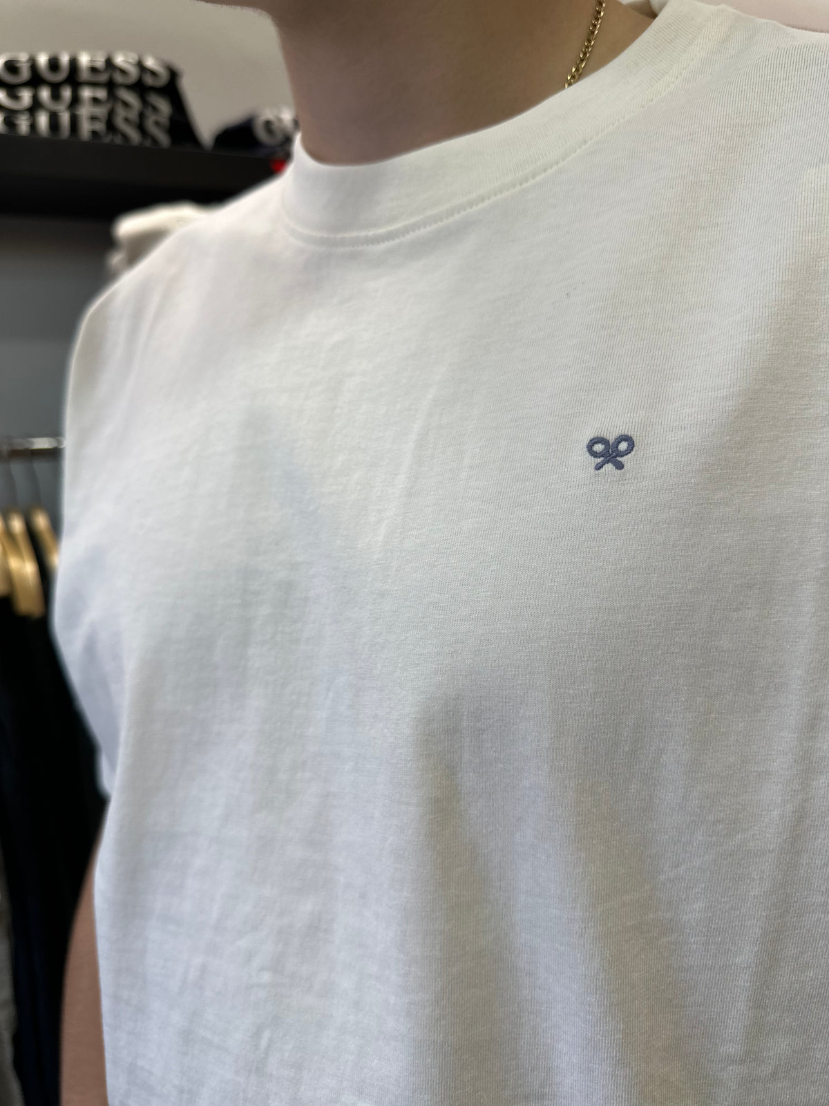 Camiseta Silbon cruda logo espalda