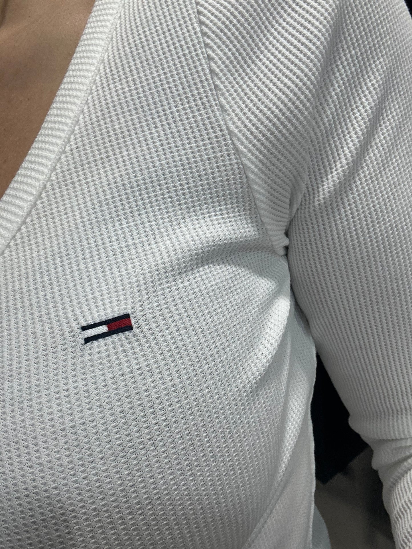 CAMISETA TOMMY JEANS CANALÉ BLANCO CON LOGO BORDADO