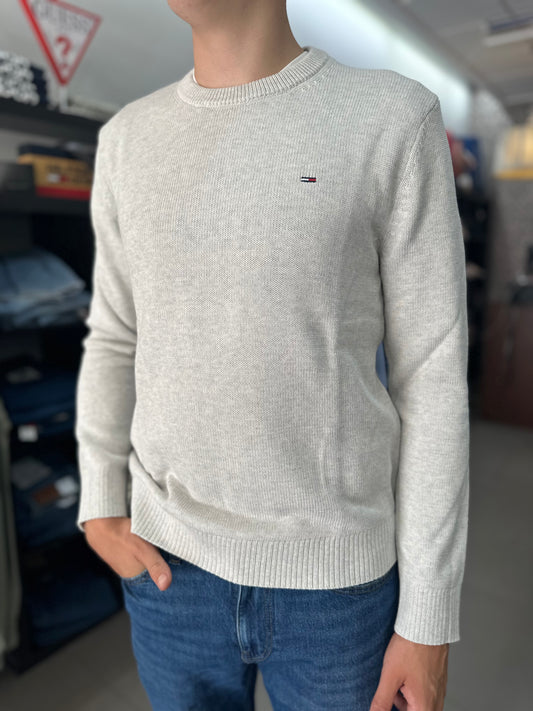 JERSEY TOMMY JEANS GRIS