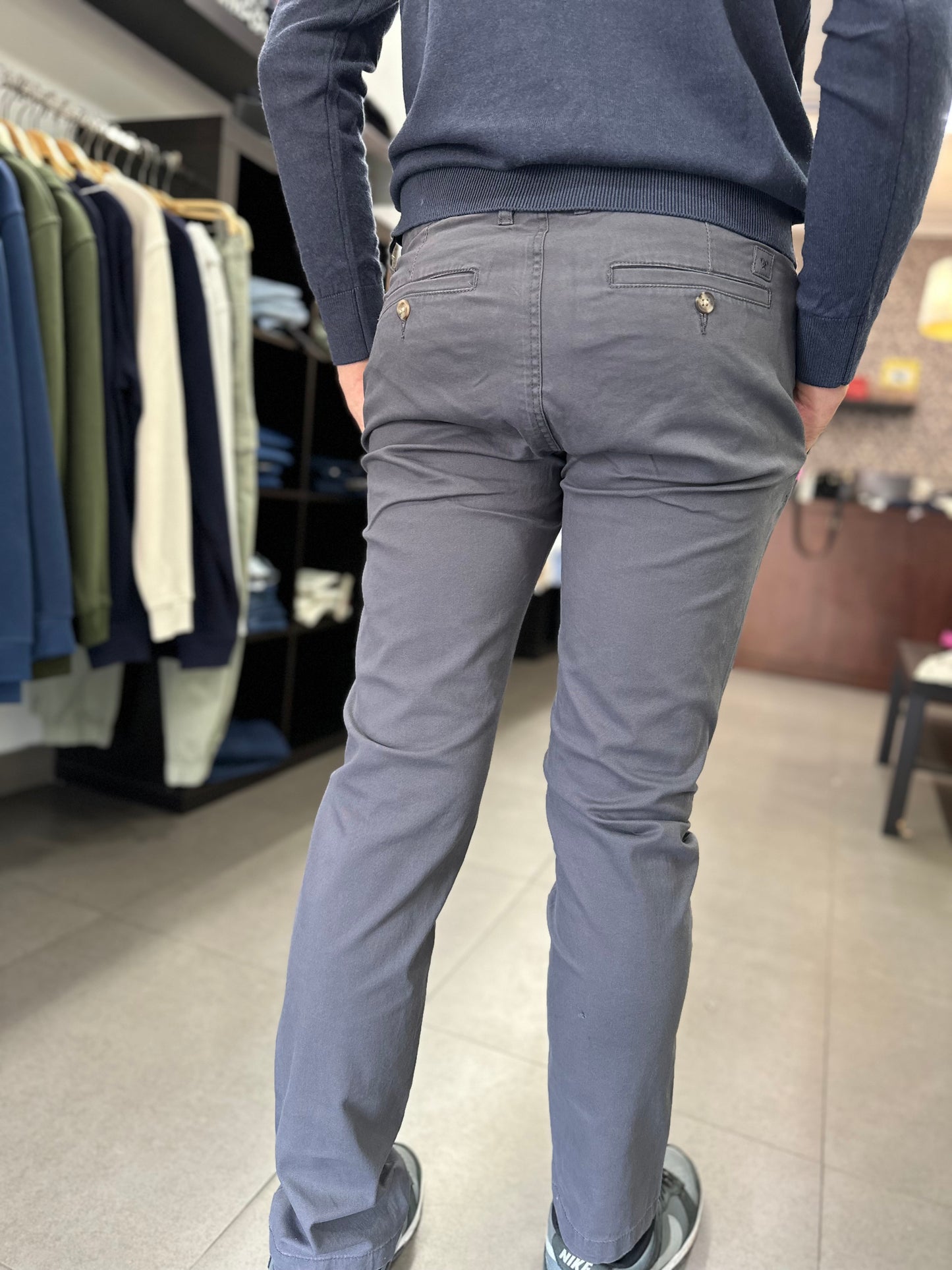 PANTALON CHINO SILBON GRIS