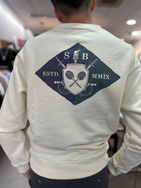 SUDADERA SILBON CON LOGO EN LA ESPALDA
