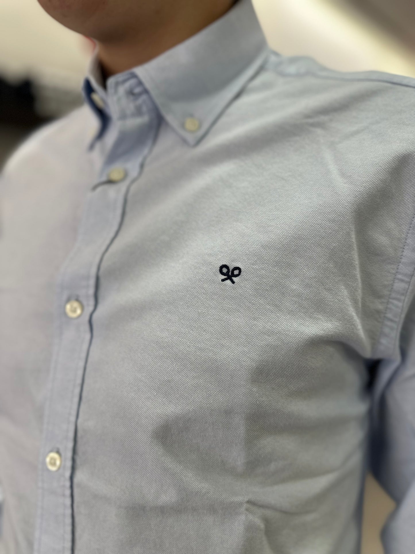 CAMISA SILBON AZUL CELESTE