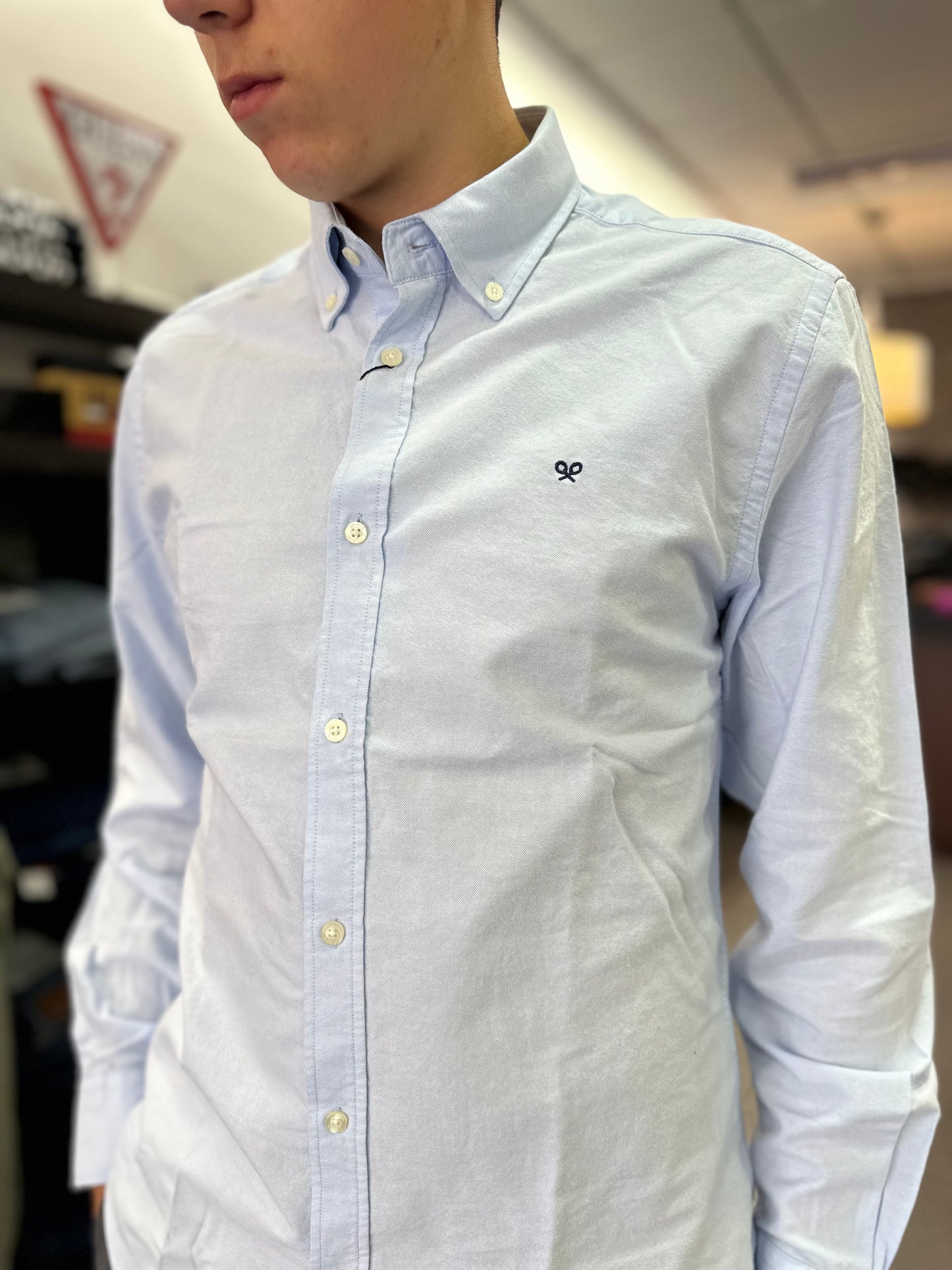 CAMISA SILBON AZUL CELESTE
