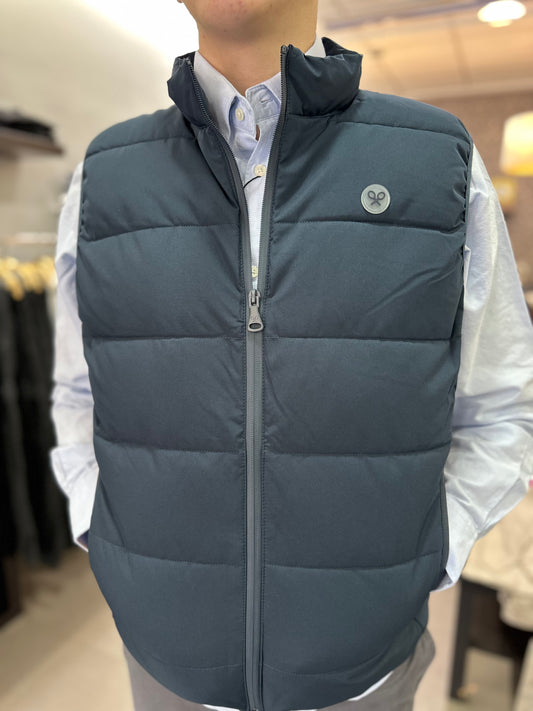 CHALECO SILBON AZUL MARINO