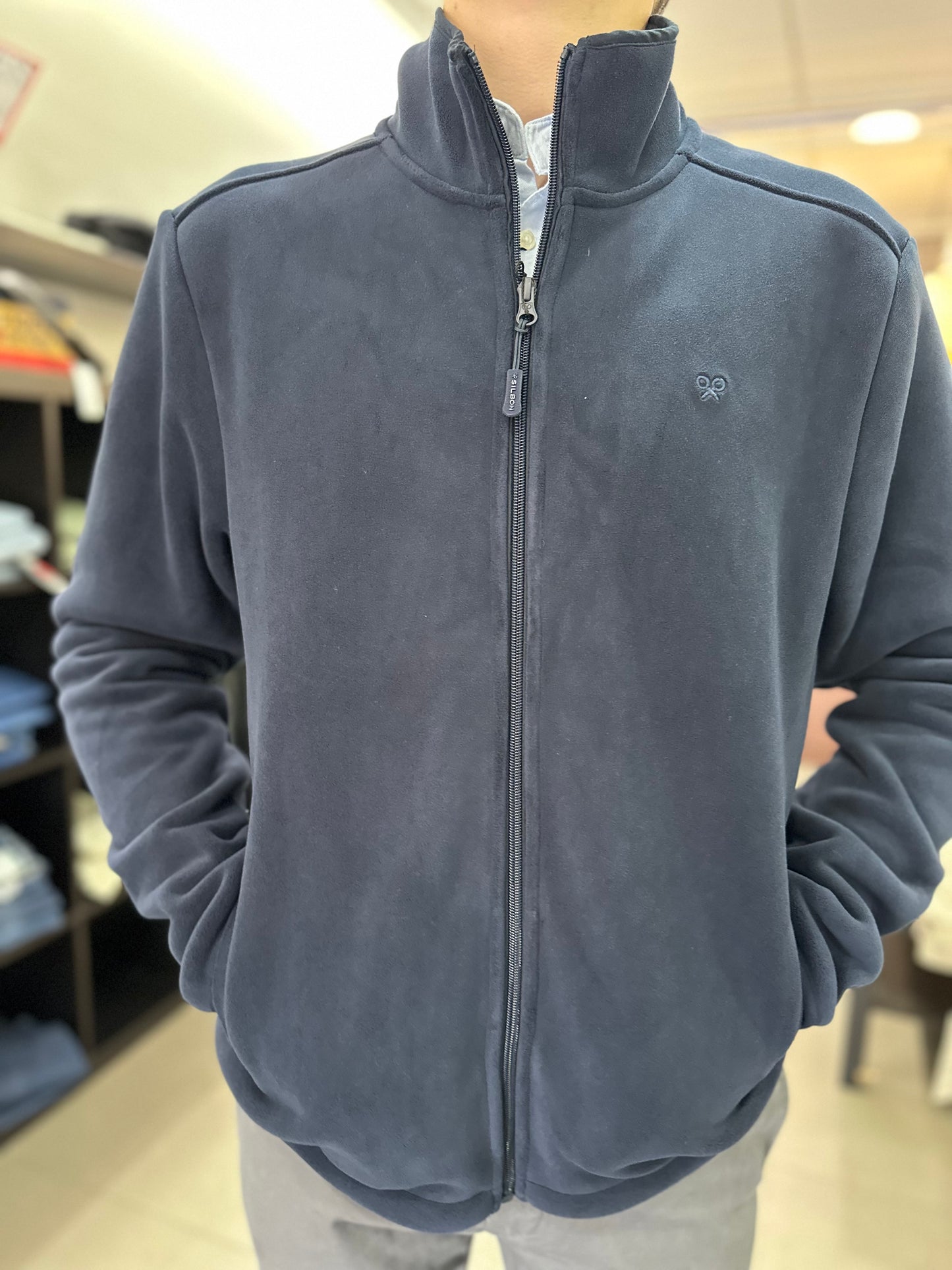 FORRO POLAR SILBON AZUL MARINO