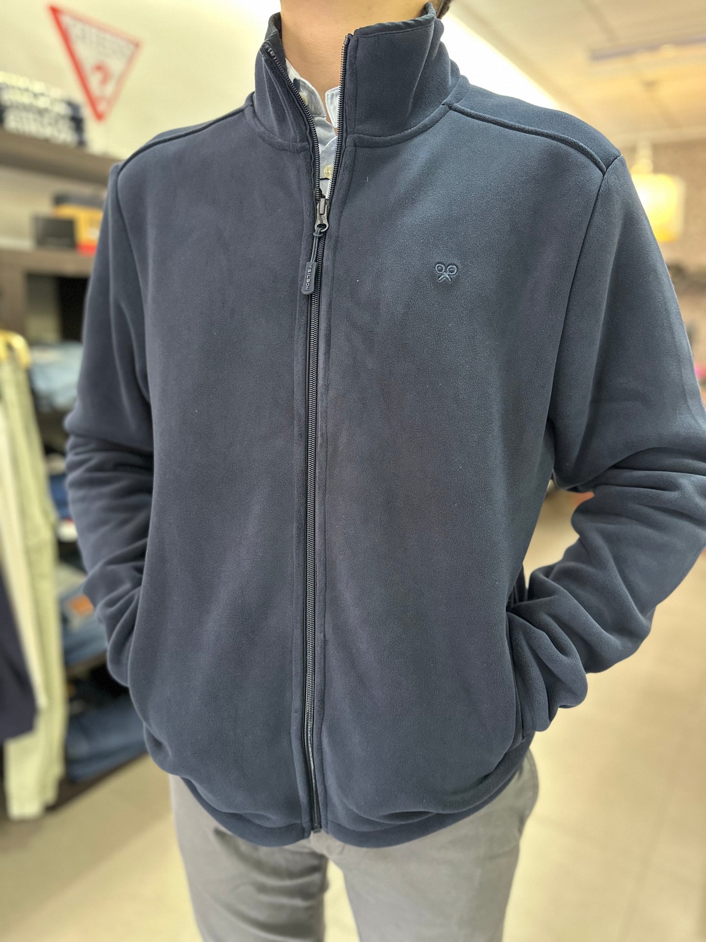 FORRO POLAR SILBON AZUL MARINO