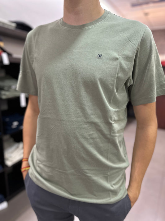 CAMISETA SILBON BASICA VERDE