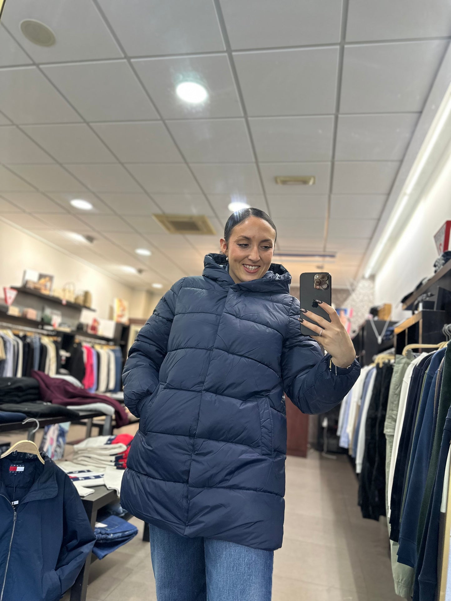 ABRIGO TIFFOSI ACOLCHADO AZUL MARINO