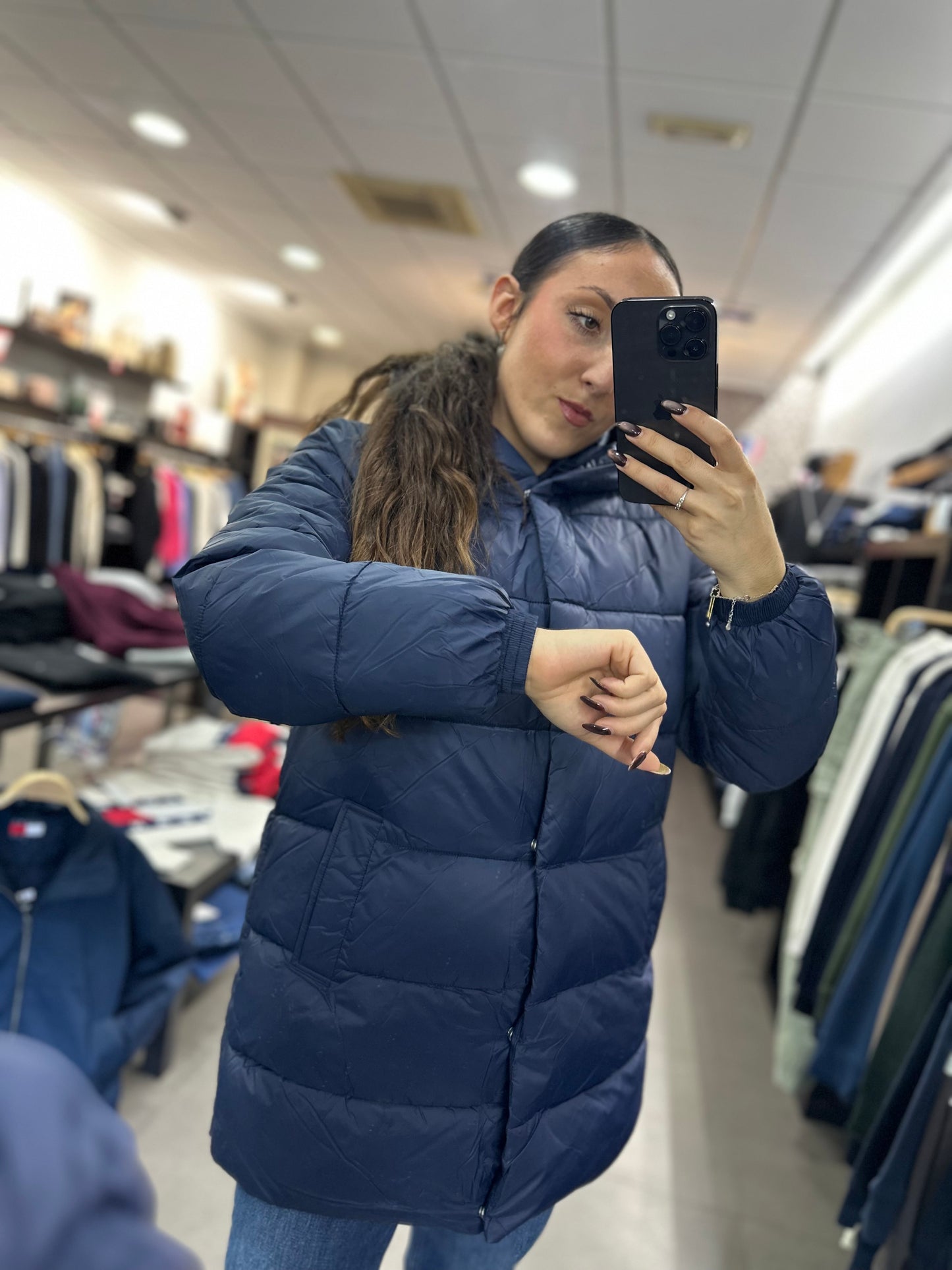 ABRIGO TIFFOSI ACOLCHADO AZUL MARINO