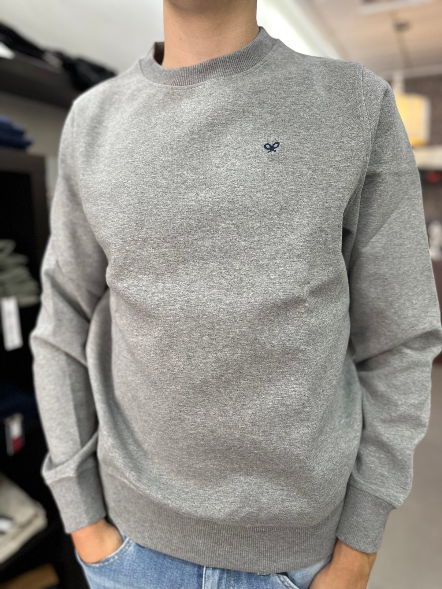 SUDADERA BASICA SILBON GRIS