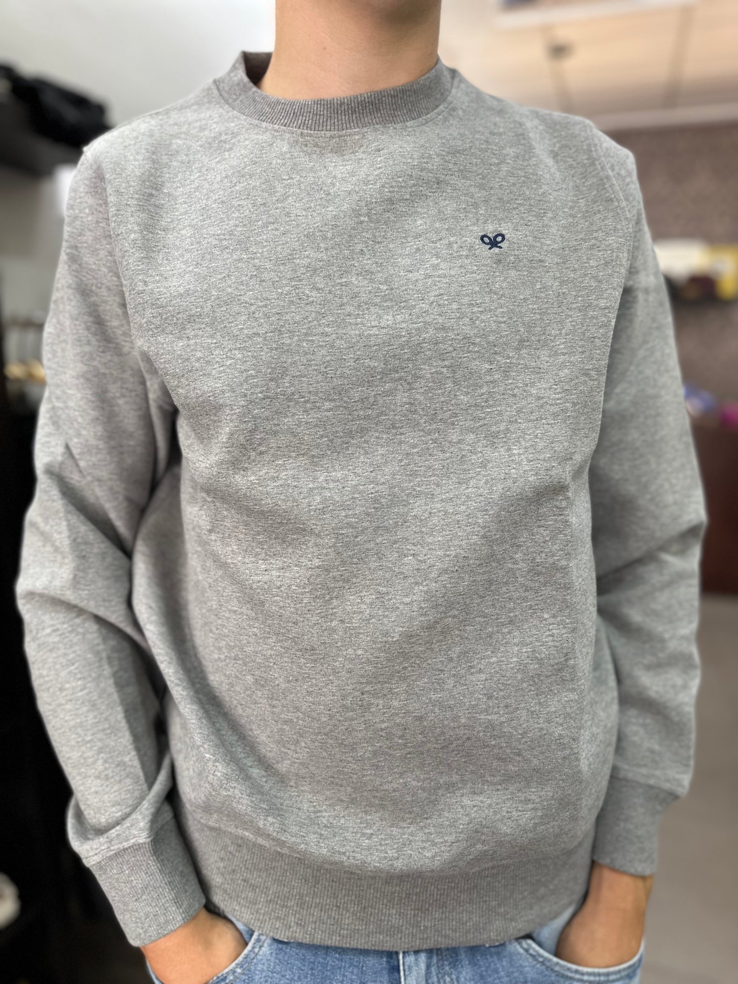 SUDADERA BASICA SILBON GRIS