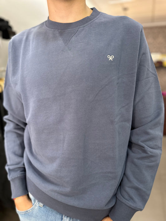 SUDADERA BASICA SILBON AZUL INDIGO