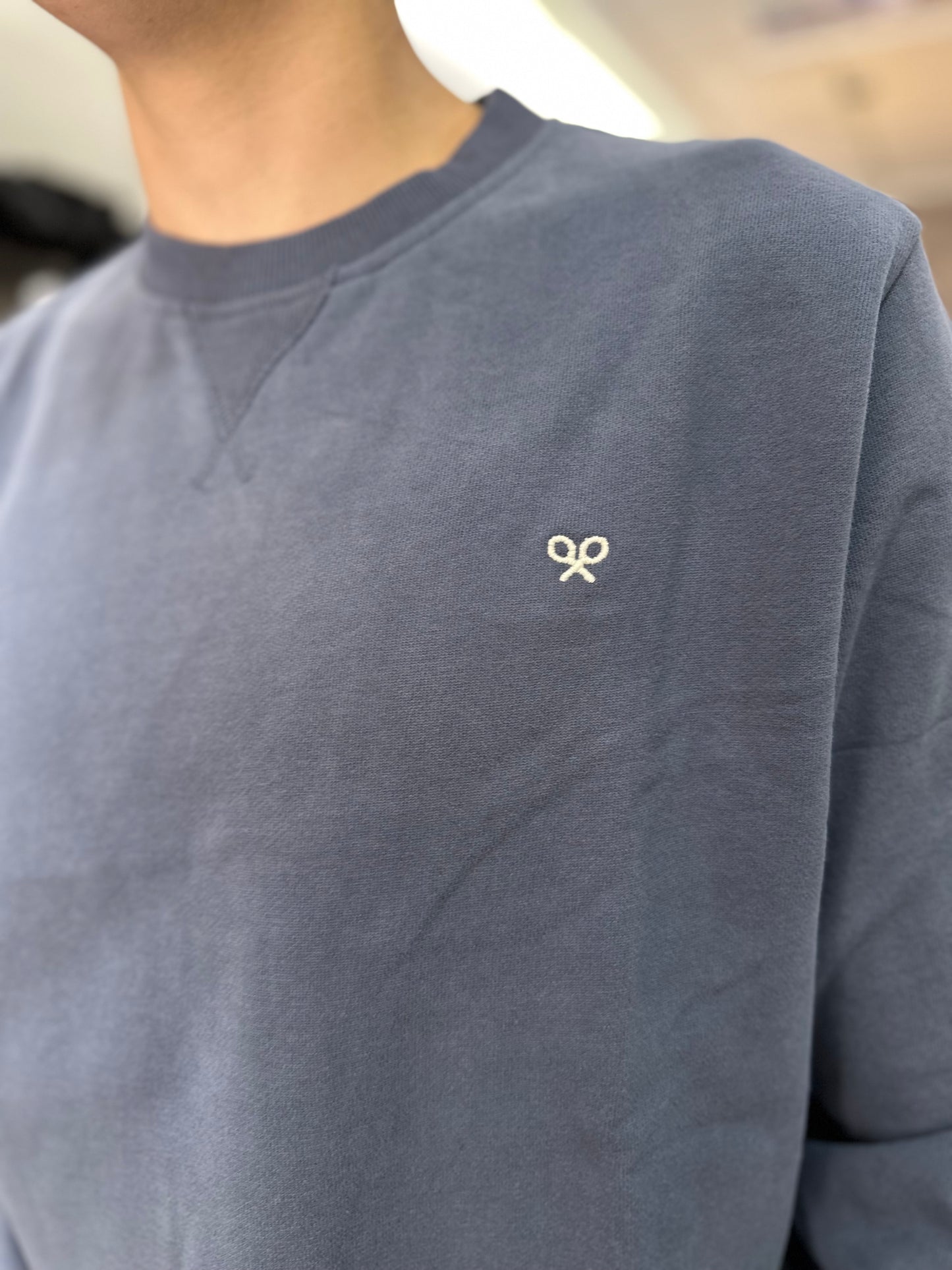 SUDADERA BASICA SILBON AZUL INDIGO