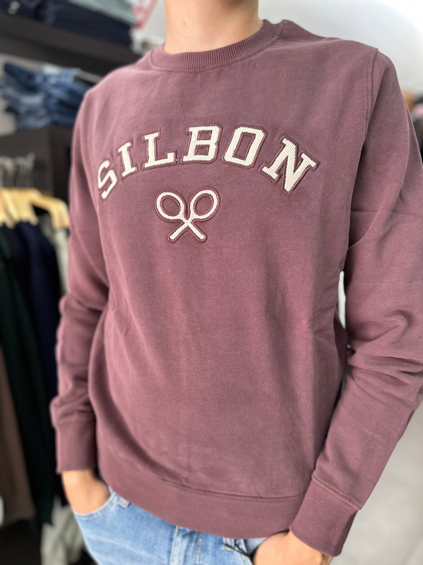 SUDADERA SILBON BERENJENA