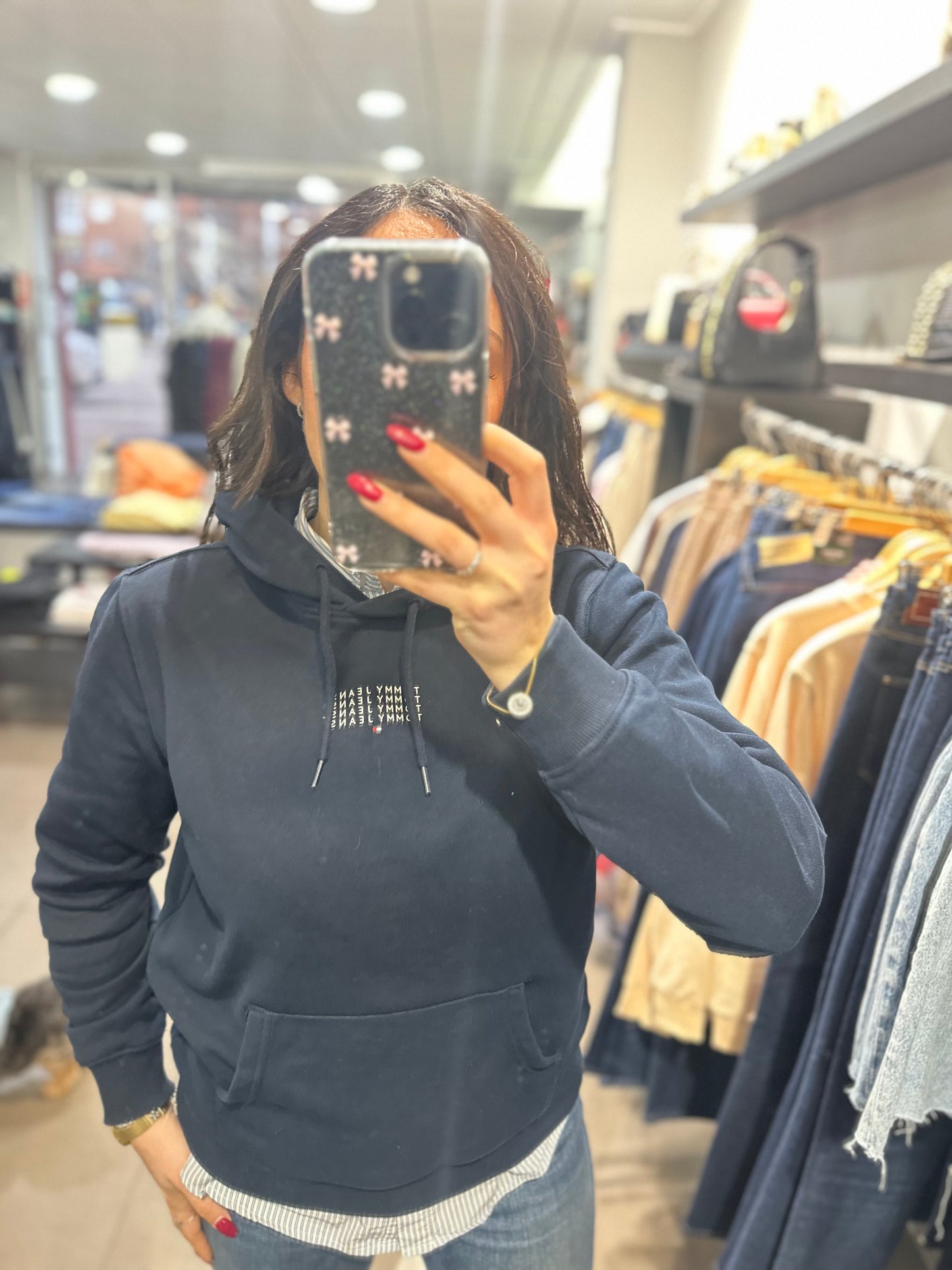 SUDADERA TOMMY AZUL MARINA