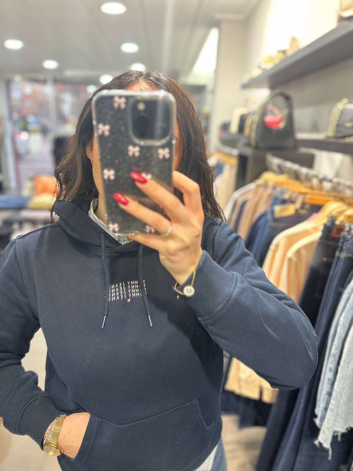 SUDADERA TOMMY AZUL MARINA